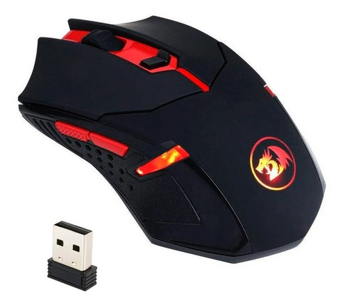 Kit Gamer Redragon M601wl Mouse Inalambrico  + Mousepad 