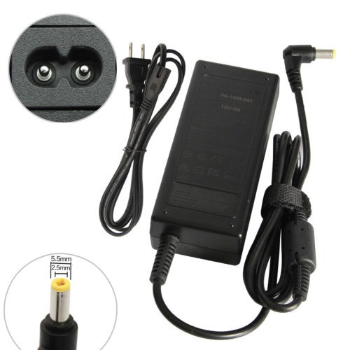 12v 5a Dc Ac Adaptador Cargador Cable De Alimentación Para M