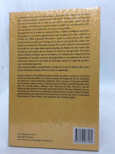 Imagen 3 de 3 de Nocturno De Chile - Roberto Bolaño - Anagrama