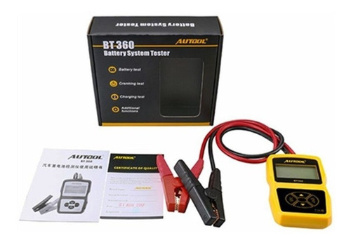 Analizador Digital Estado Bateria 12 V Bt360 Probador Autoll