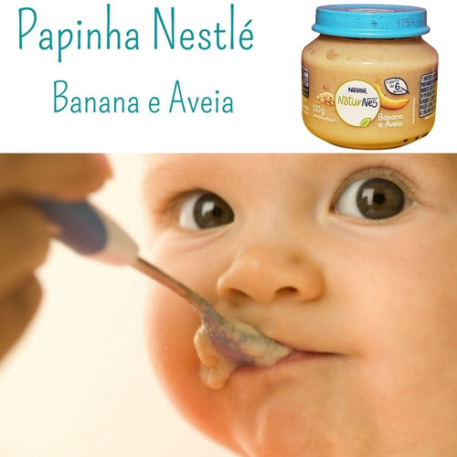 Imagem 5 de 5 de Papinhas Nestlé De Banana E Aveia Sobremesa Infantil 6º Mês+