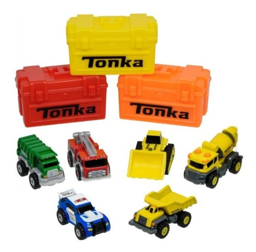 Tonka Mini Vehículo Sorpresa De Metal Camion Auto Juguete