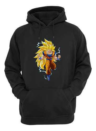 Dragon Ball Son Goku Fase 3 Buzo Canguro Friki Tu Eres #1