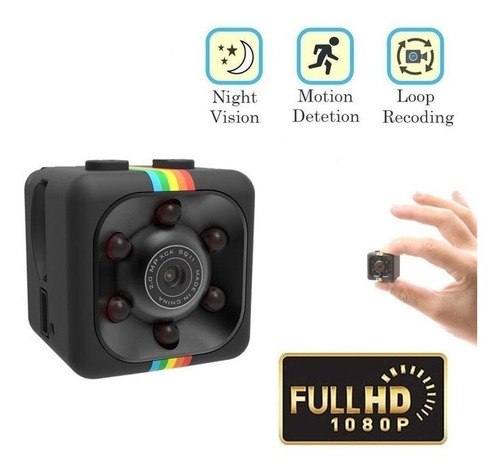 Imagem 5 de 9 de Mini Camera Espiã Sq11 Sensor De Movimento Dvr Visão Noturna