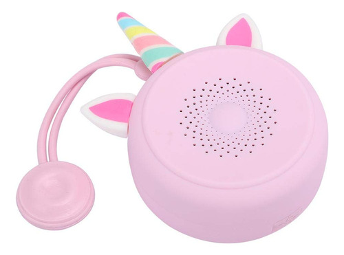 Altavoz Bluetooth Rosa Impermeable Unicornio Dibujo Animado