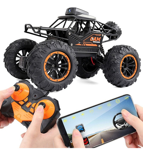 Cámara Inalámbrica Rc Alloy Coche Toy Wifi Para Todo Terreno