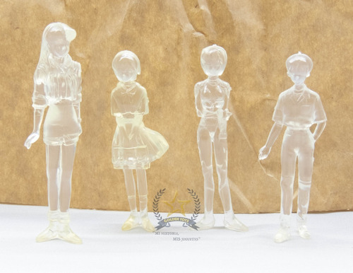 Evangelion Neon Genesis Figura Transparentes 4p  Golden Toys