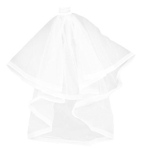 Velo De Novia De Doble Capa De Boda Granadina Velo Con Pelo Velo De Novia De Doble Capa De Boda Granadina Velo Con Pelo