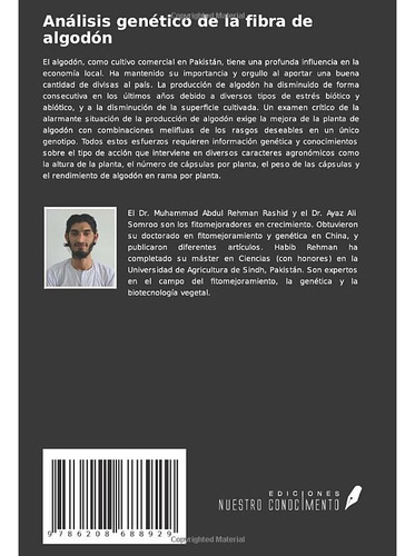 Analisis Genetico De La Fibra De Algodon: Analisis Biometric