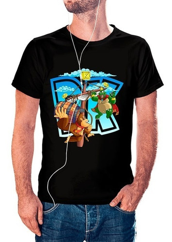 Polera De Donkey Kong Y King K. Rool Gamer