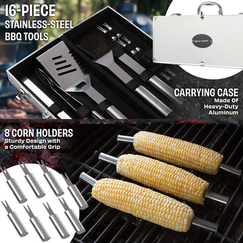 Herramientas Para Parrilla Barbacoa Home-complete, Juego Con