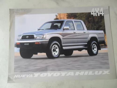  Flyer Toyota Hilux Antiguo No Manual Catálogo 4x4