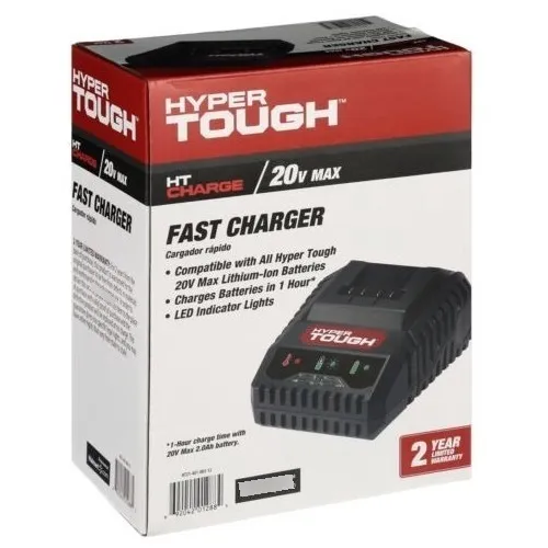 Cargador Rapido De Bateria De Litio 20 V Hyper Tough Meses sin interés