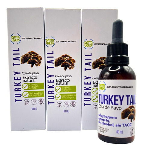 Cola De Pavo Turkey Tail Combo Pack 3 Uds