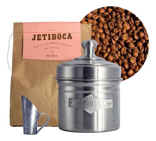 Kit Café Completo 3 Itens Jetiboca Gourmet Em Grãos 500g