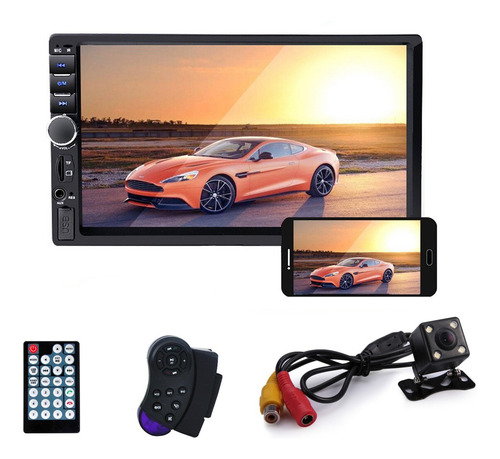 Autoestereo Mirrorlink Pantalla 7 Touch Bt Fm Camara Reversa