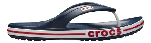 comprar Chinelo Crocs Bayaband Flip Navy\u002Fpepper