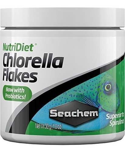 Nutridiet Flakes Chlorella Con Probióticos 30 G / 1 Oz.