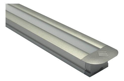 Perfil Aluminio Anodiz Empotrar P/1 Tira Led Perfilight