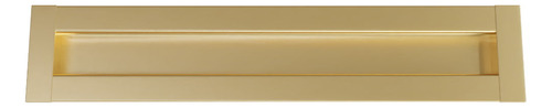 Puxador Concha Embutir Celleno 50cm 255 Dourado Gold Fosco Matte Italy Line