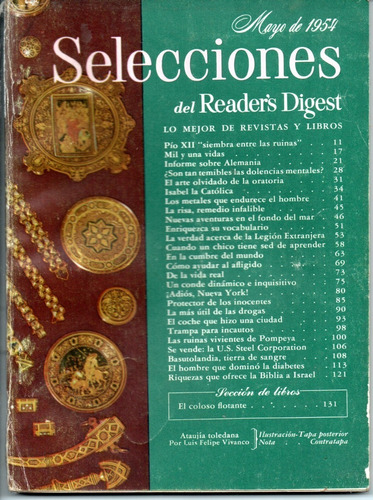 Selecciones Del Reader´s Digest Nº162 Mayo 1954