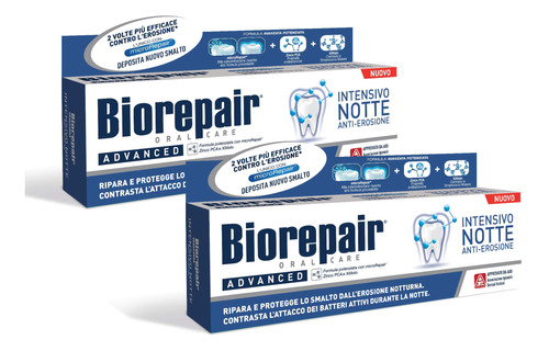 [paquete De 2] Pasta Dental Intensiva Biorepair Night De 2.5