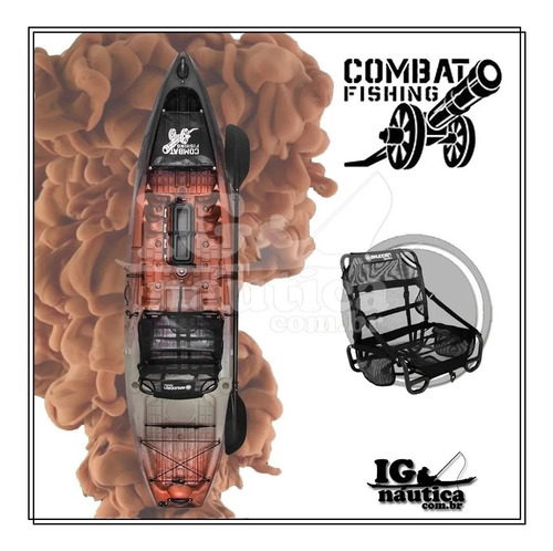 Imagem 2 de 6 de Caiaque Para Pesca Brudden Náutica Combat Fishing Pro