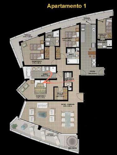 Apartamento De 3 Dormitorios En Venta Y Alquiler Temporario, Playa Mansa. Punta Del Este- Ref: 5335