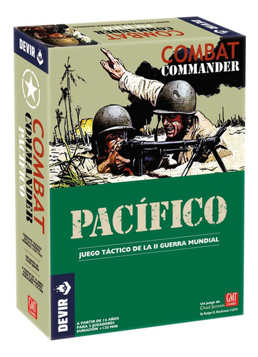 Combat Commander Pacífico Juego De Mesa Estrategia Devir M4e