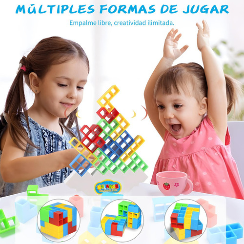 Tetra Tower Balance Game, 48 Piezas, Bloques De