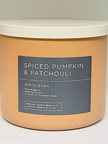 Bath And Body Works Spiced Pumpkin & Patchouli 3 Wick Candle