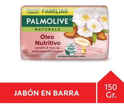 Jabón De Tocador En Barra Naturals Palmolive Varios 150g