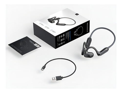 Audífonos Deportivos Soundpeats Runfree Lite Bluetooth Negro Gris