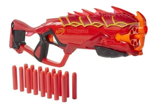 Pistola nerf roja hotsell