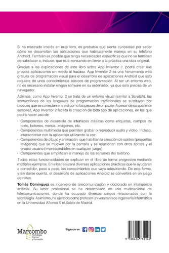 Libro Técnico Desarrollo De Aplic Android Con App Inventor 2