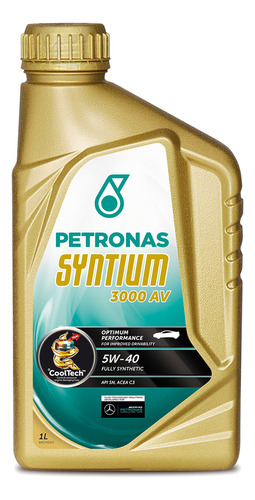 Óleo sintético Petronas Syntium 3000 AV 5W40 1 L