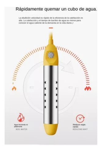 Calentador De Agua Eléctrico De Inmersión Flotante 2500w 1.5