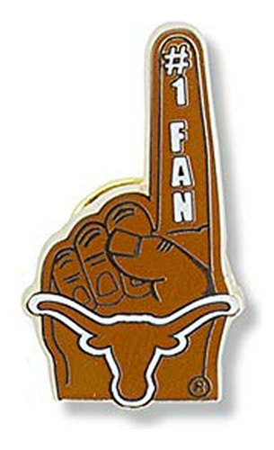 Ncaa Texas Longhorns # 1 Fan Pin