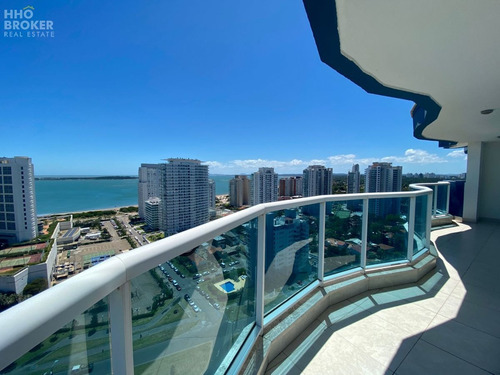 Imagen 17 de 30 de Apartamento En Venta 3 Dormitorios Y Servicio Playa Mansa Piso Alto Con Parrillero Propio - Punta Del Este Mansa