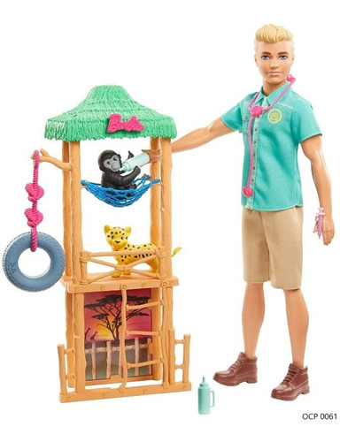 Boneco Ken Profissões Veterinário Mattel Ms