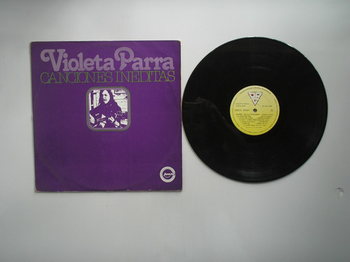 Lp Vinilo Violeta Parra Canciones Ineditas Colombia