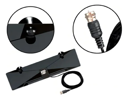 Antena Tdt Hd Clear Vision Tv Digital Televisión Televisor