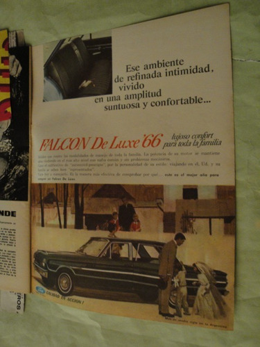 Publicidad Ford Falcon Año 1966 X