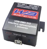 Comprar  Interface Usb Dmx 512 2 Salidas Opto Aisladas Tipo Splitter