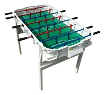 Comprar Metegol Multijuegos Nahuel Profesional Clásico Familiar color blanco con jugadores de aluminio y pelotas incluidas
