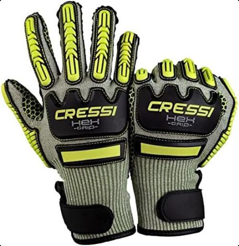 Guantes De Buceo Cressi Dyfiber Conch Xl, Azul