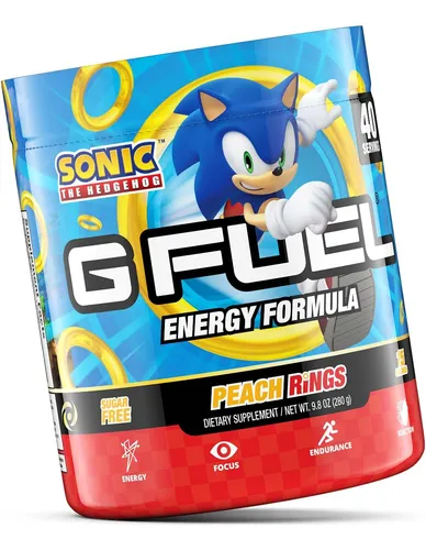 G Fuel Sonic Energy Powder, Sin Azúcar, Suplemento De De De