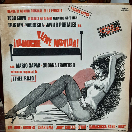 Vinilo La Noche Viene Movida Banda Original Bs1