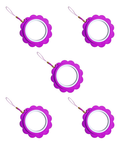 5x Mini Bordado Hoop Marco De Bordado De Bordado Púrpura