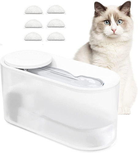 Fuente De Agua Para Gatos Automática Con Filtro De Algodón